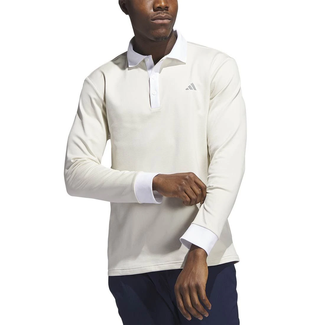 Adidas Essentials Long Sleeve Polo - Image 2
