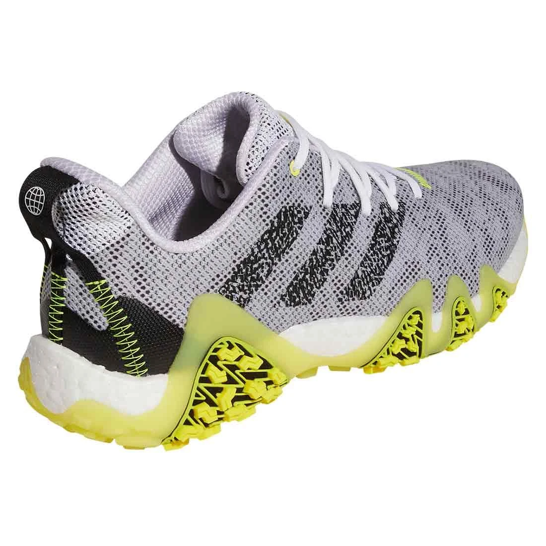 Adidas Codechaos 22 Golf Shoes White/Black/Beam Yellow - Image 4