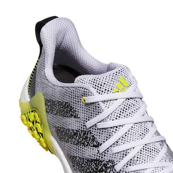 Adidas Codechaos 22 Golf Shoes White/Black/Beam Yellow - Image 6