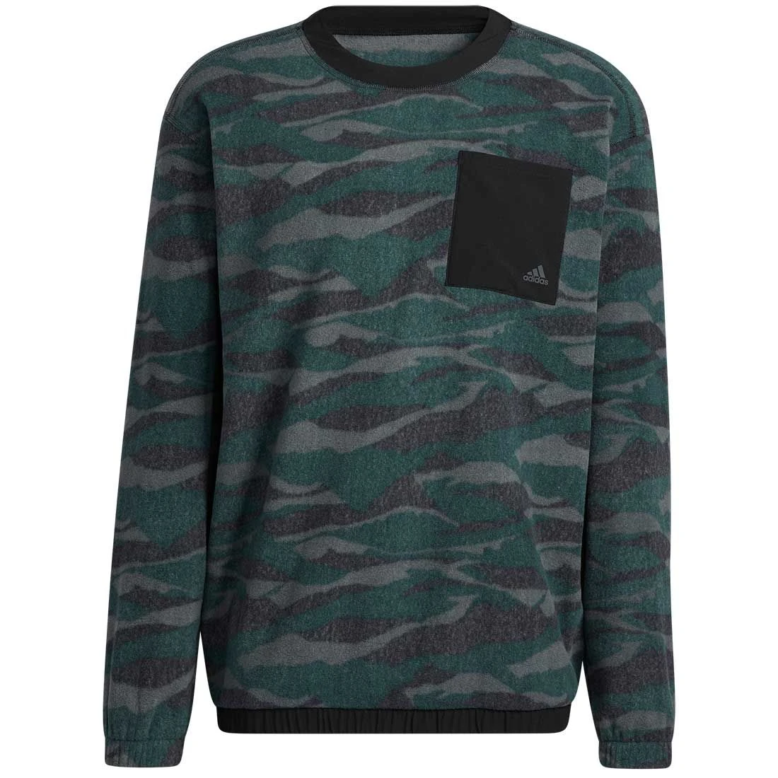 Adidas Texture Print Crewneck - Image 2