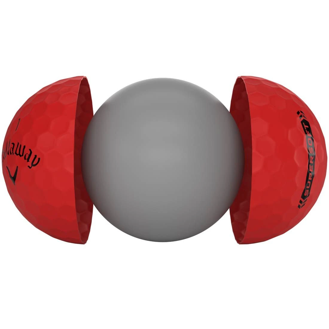 Callaway Supersoft Matte Red Golf Balls - Image 3