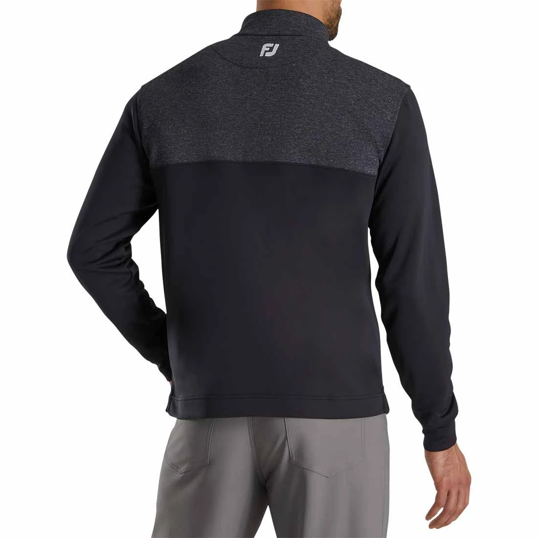 FootJoy Heather Yoke Half Zip Pullover - Image 8