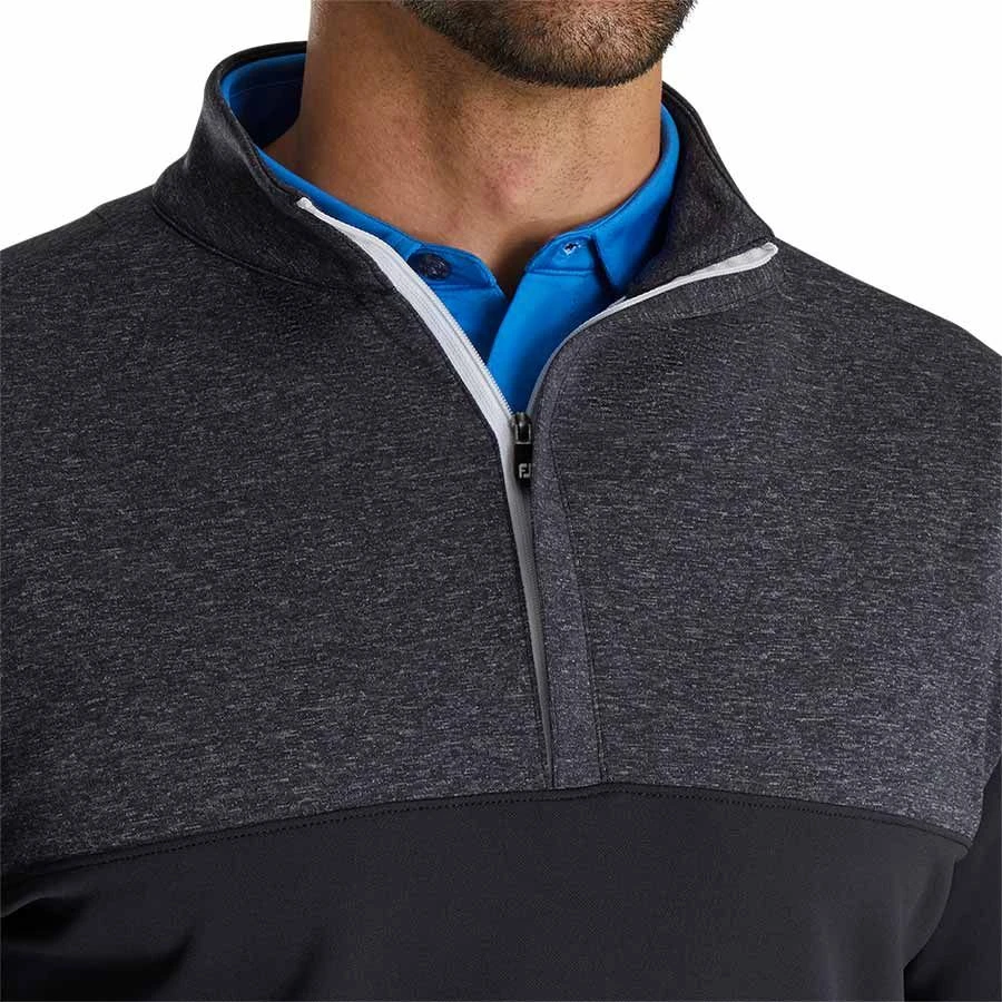 FootJoy Heather Yoke Half Zip Pullover - Image 9