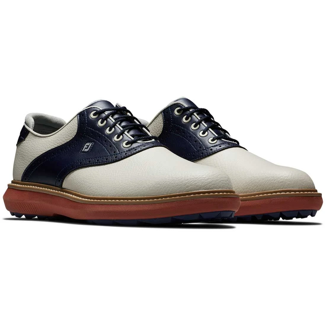 FootJoy Traditions SL Golf Shoes Cream/Navy - Image 5