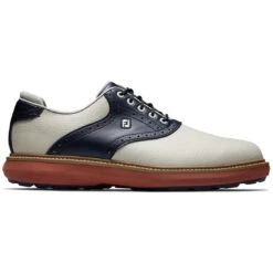 FootJoy Traditions SL Golf Shoes Cream/Navy