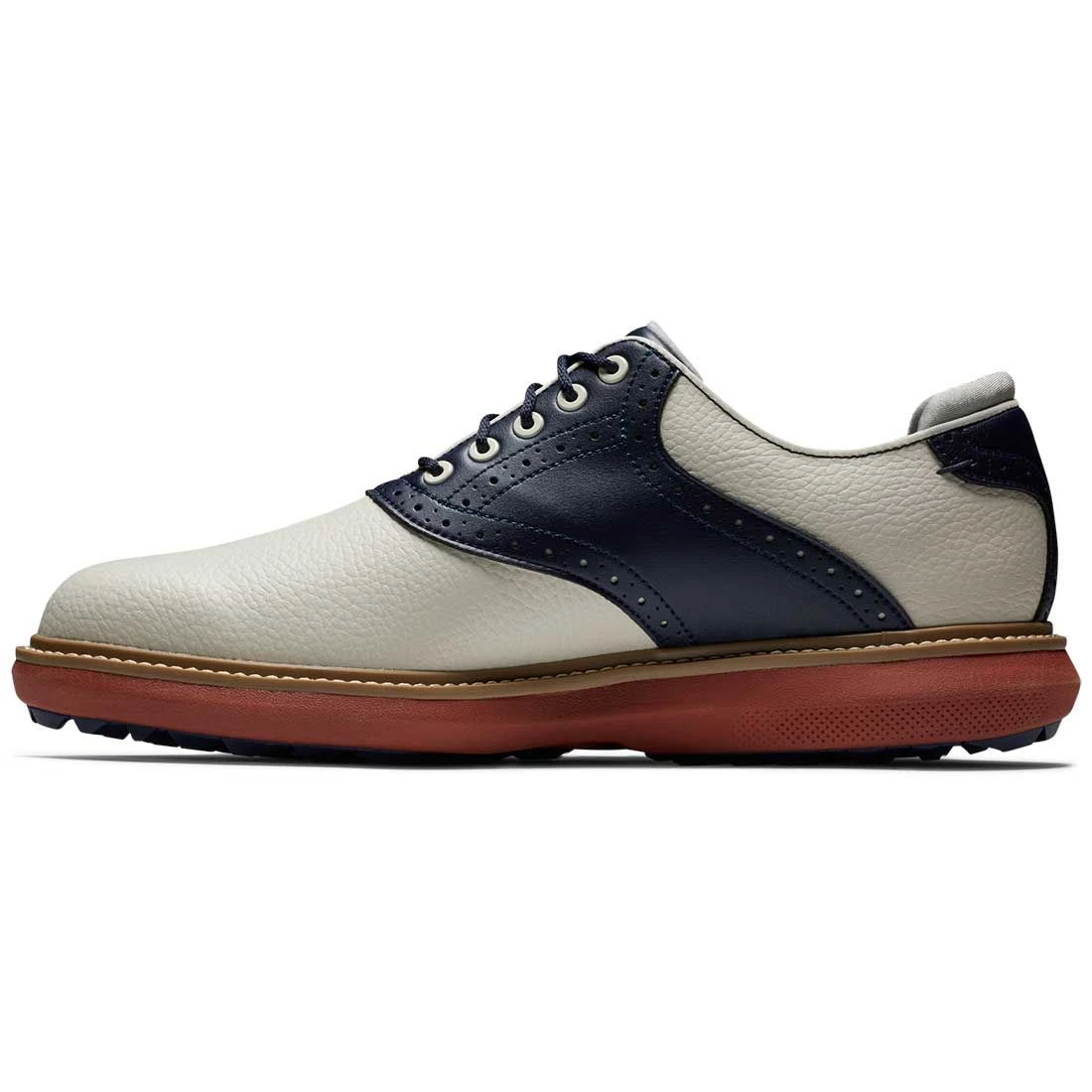 FootJoy Traditions SL Golf Shoes Cream/Navy - Image 7