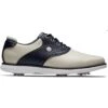 FootJoy Women's Traditions Saddle Golf Shoes Cream/Navy