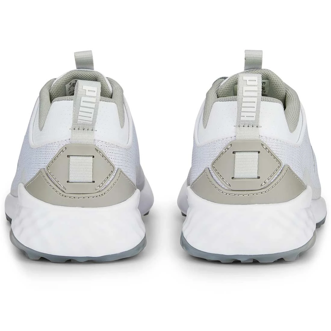 Puma Fusion Pro Golf Shoes White/Silver/High Rise - Image 5