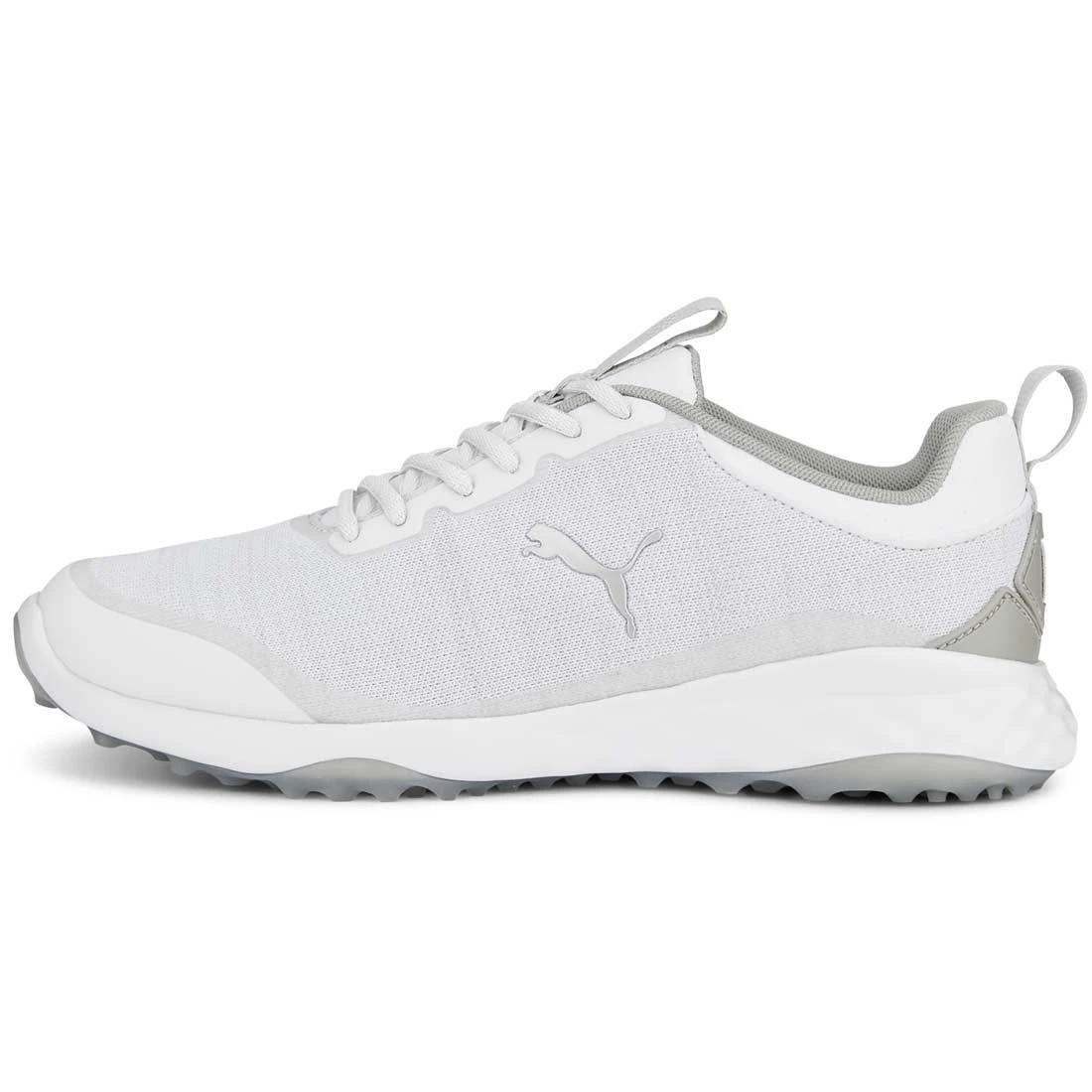 Puma Fusion Pro Golf Shoes White/Silver/High Rise