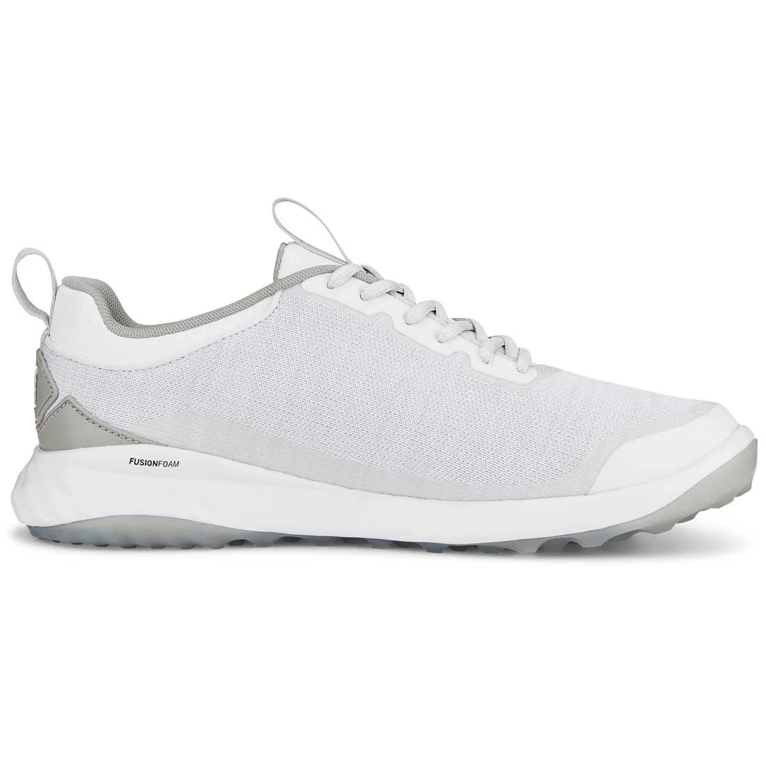 Puma Fusion Pro Golf Shoes White/Silver/High Rise - Image 3