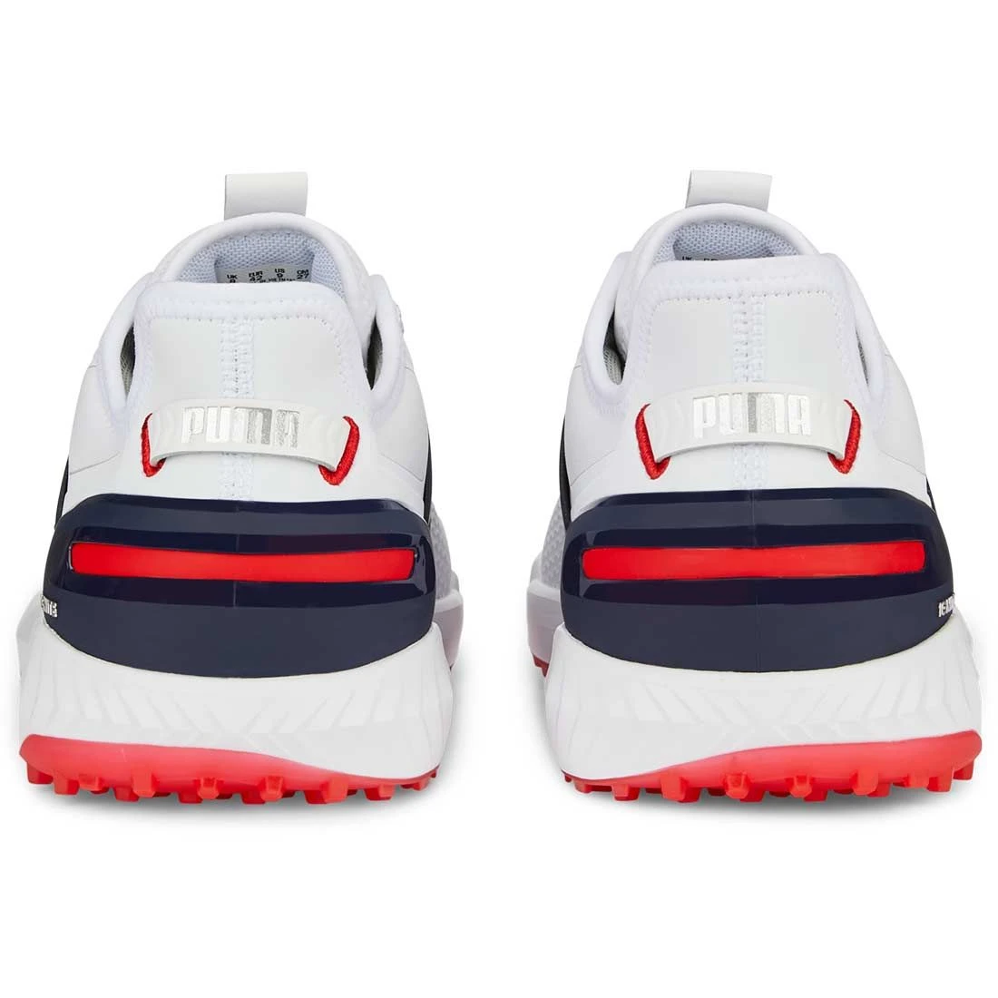 Puma Ignite Elevate Golf Shoes White/Silver/Navy - Image 4