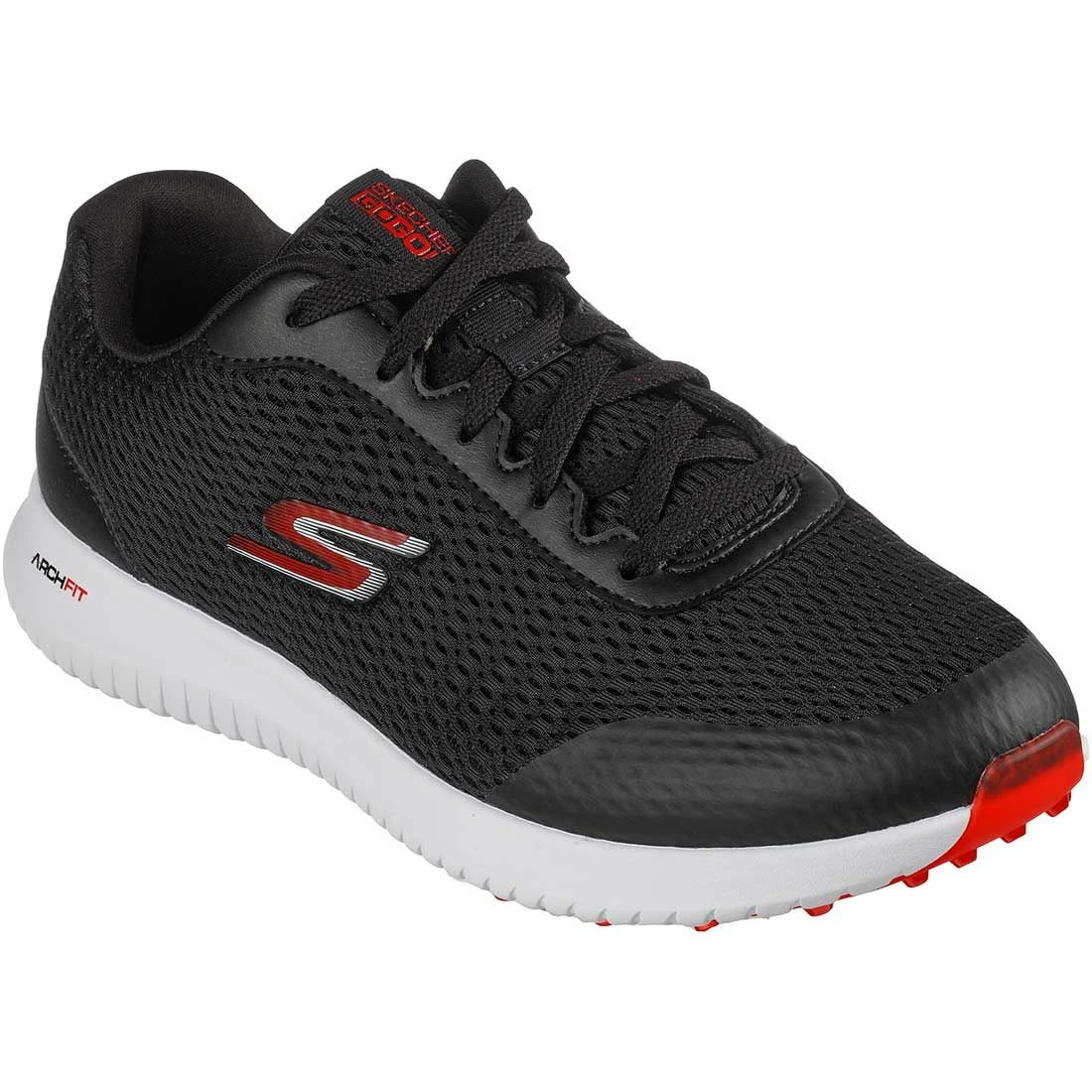 Skechers GO GOLF Max Fairway 3 Golf Shoes Black/Red - Image 3