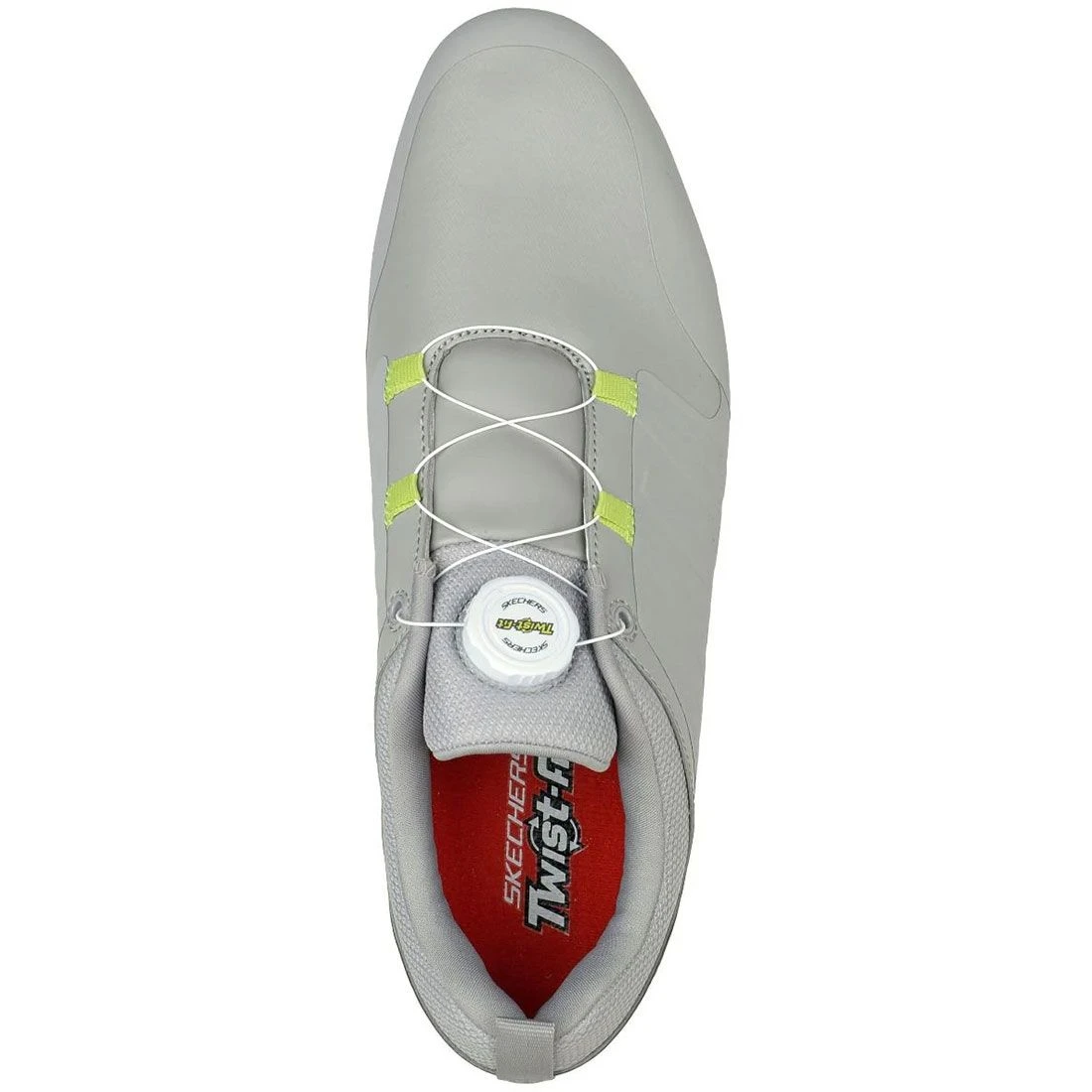 Skechers GO GOLF Torque Twist Golf Shoes Grey/Yellow - Image 5