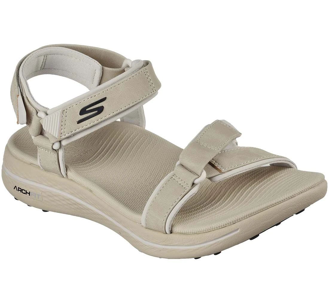 Skechers Women's GO GOLF Arch Fit Sandals Taupe - Image 3