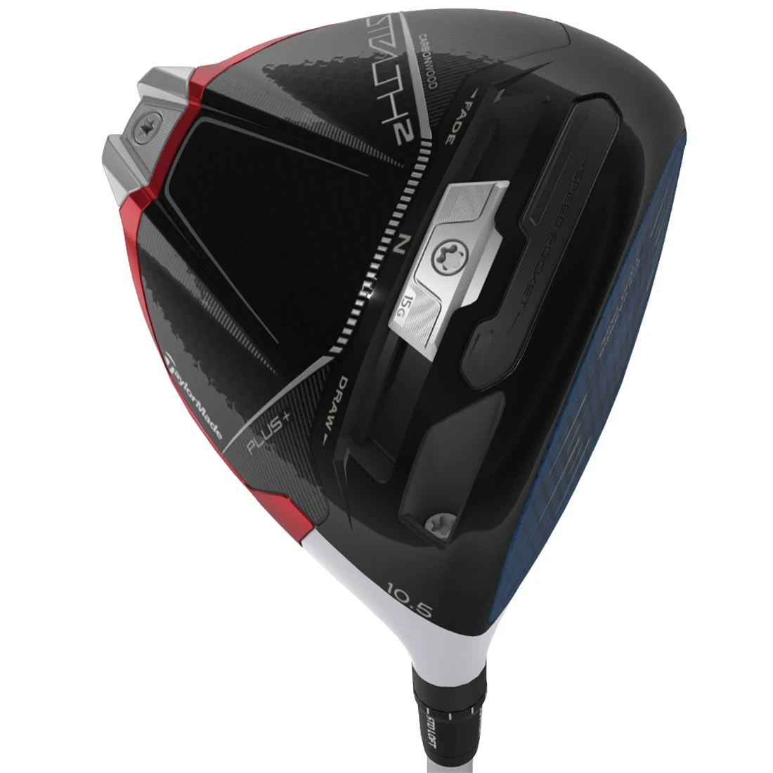TaylorMade Stealth 2 Plus Red/White/Blue Driver