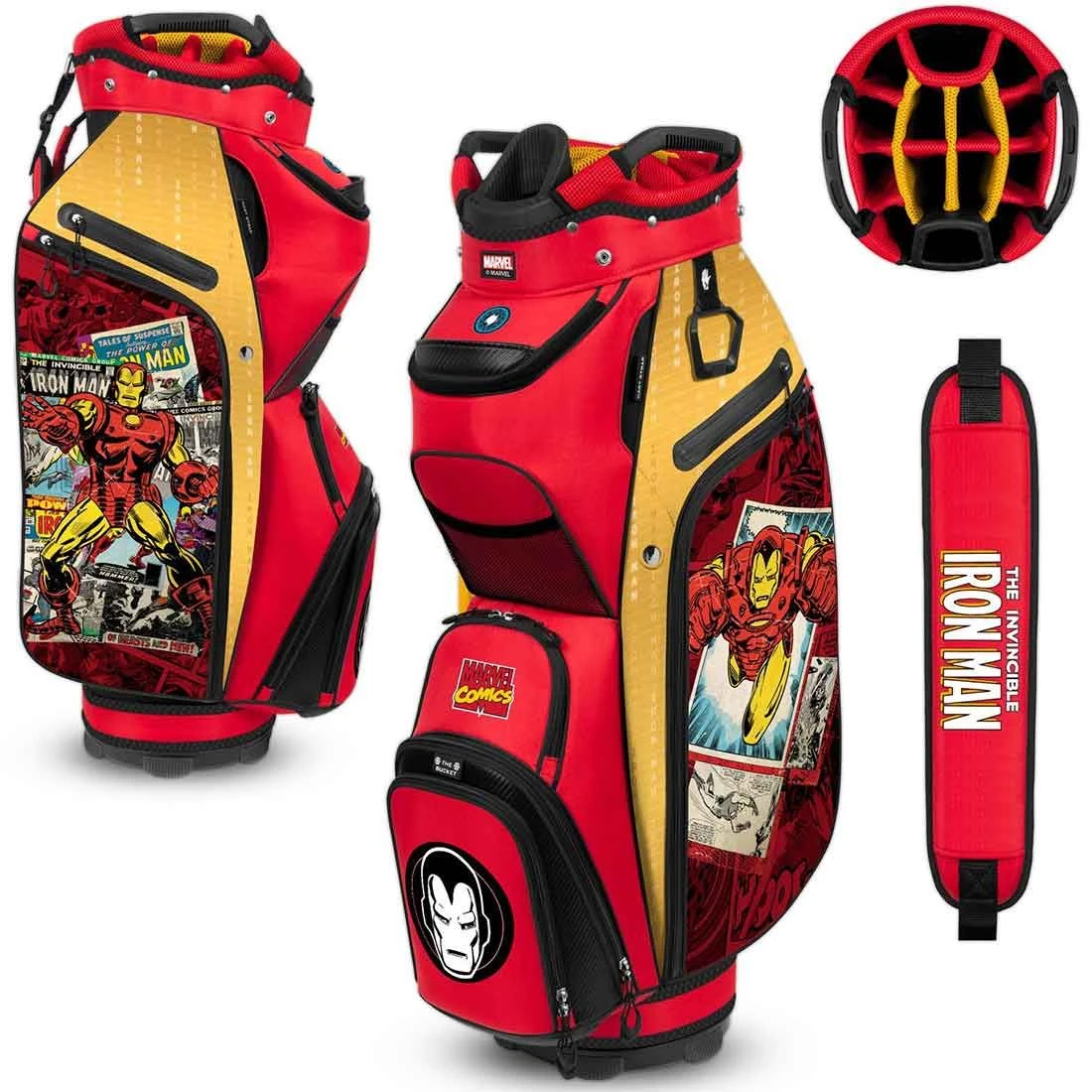 Team Effort Marvel Iron Man Bucket III Cooler Cart Bag