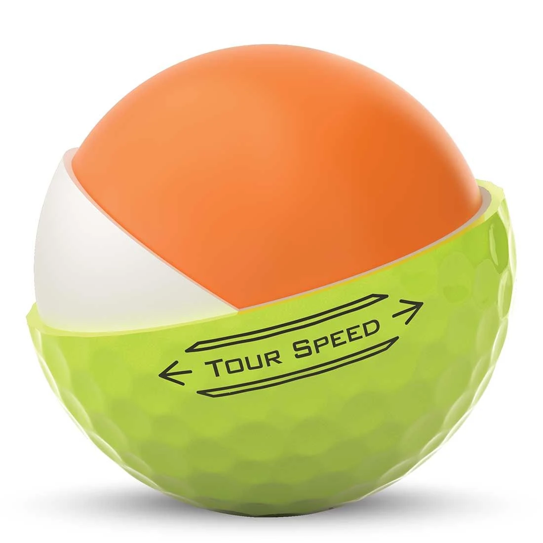 Titleist Tour Speed Yellow Personalized Golf Balls - Image 3