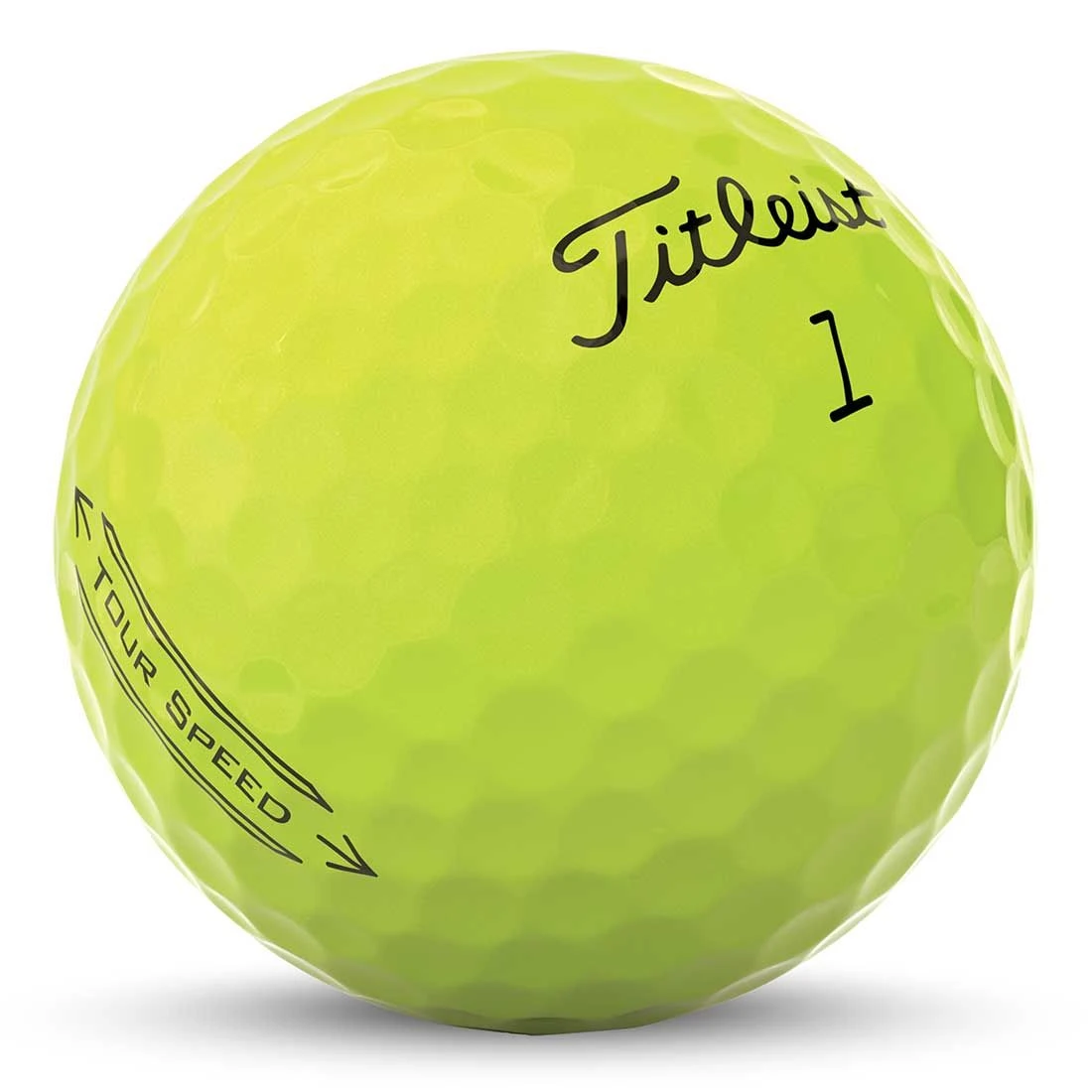 Titleist Tour Speed Yellow Personalized Golf Balls - Image 2