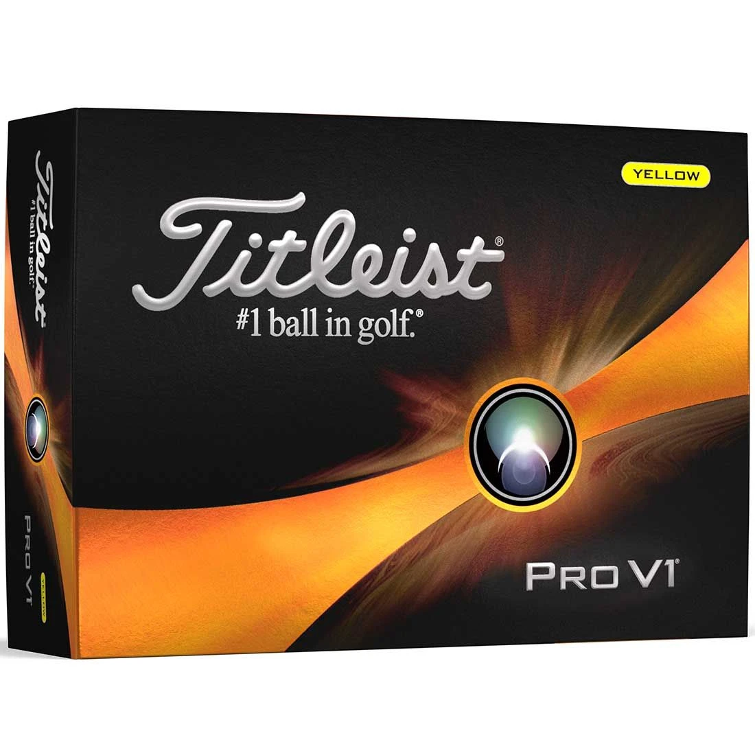 Titleist Pro V1 Yellow Personalized Golf Balls