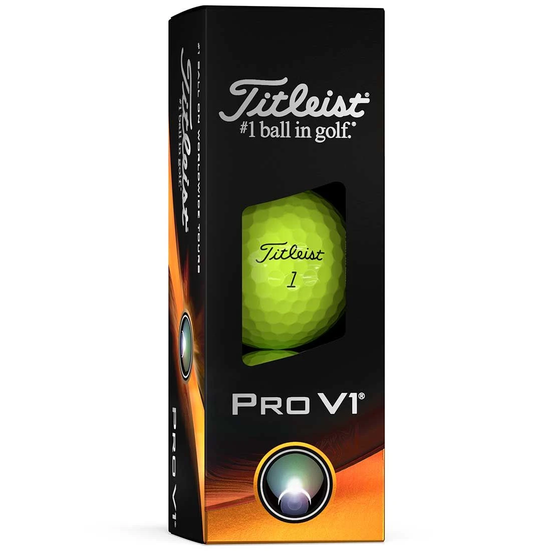 Titleist Pro V1 Yellow Golf Balls - Image 2