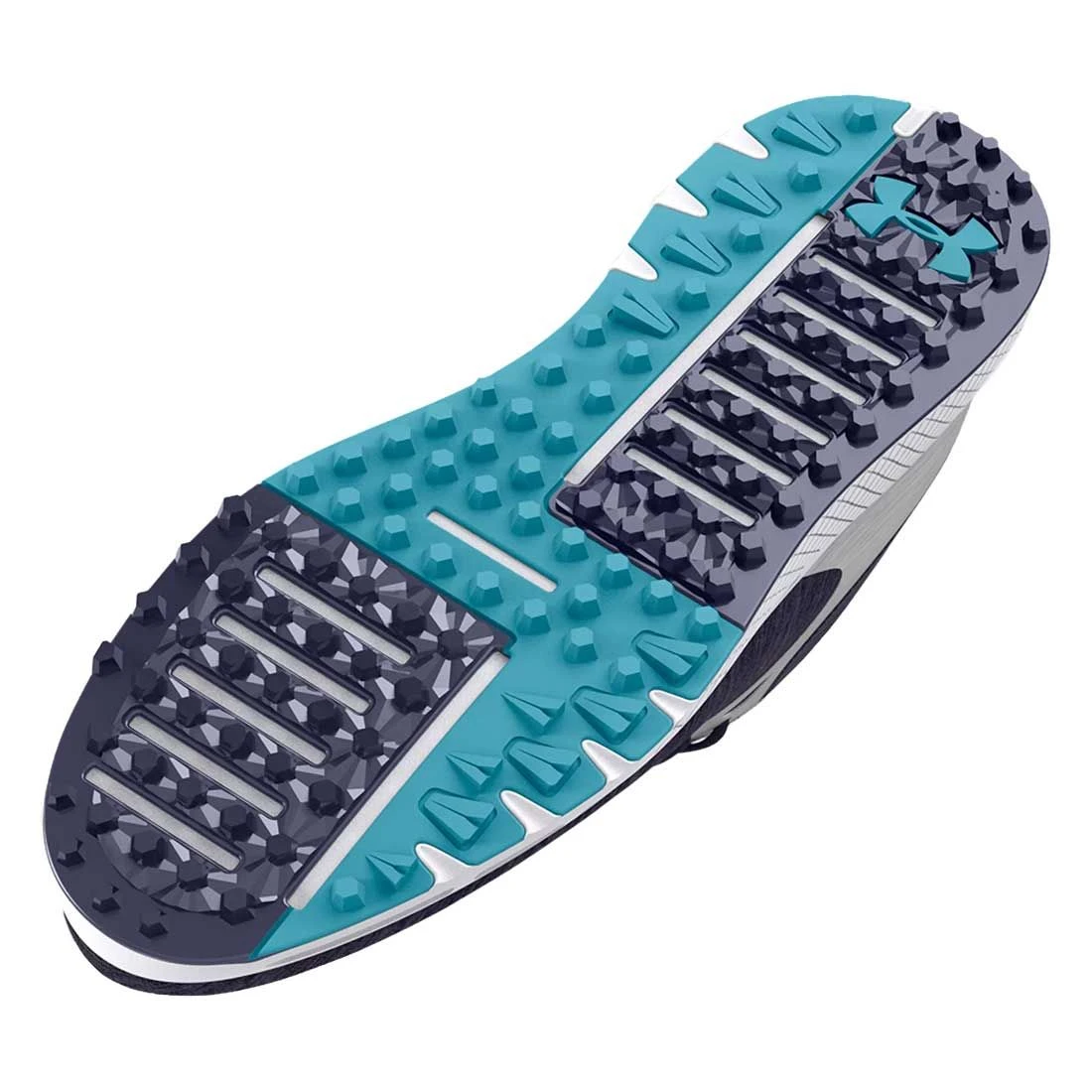 Under Armour Women's Charged Breathe 2 Knit SL Golf Shoes Navy/White - Image 2